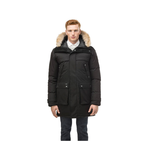 Yatesy Men's Long Parka